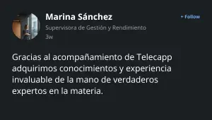 Alumnos y empresas entrenadas por Telecapp 2