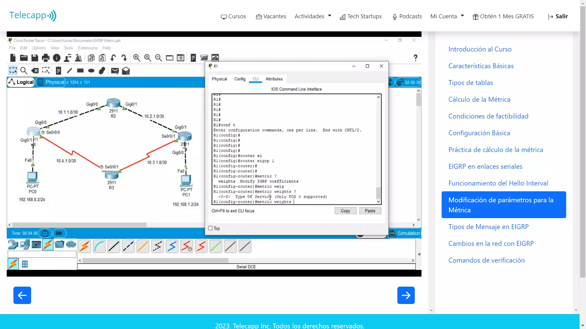 Configuración de EIGRP gratis