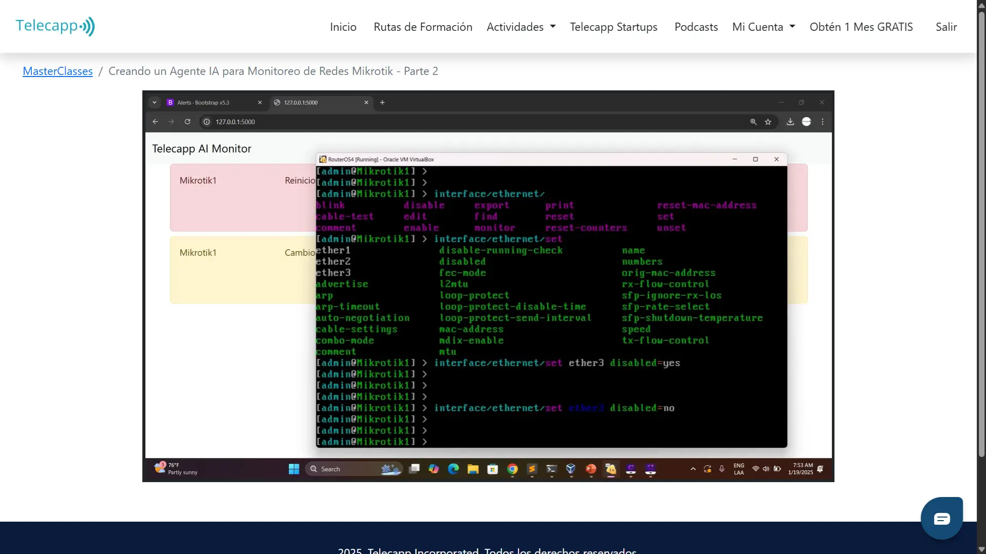 Formación para Optimización de Redes con IA
