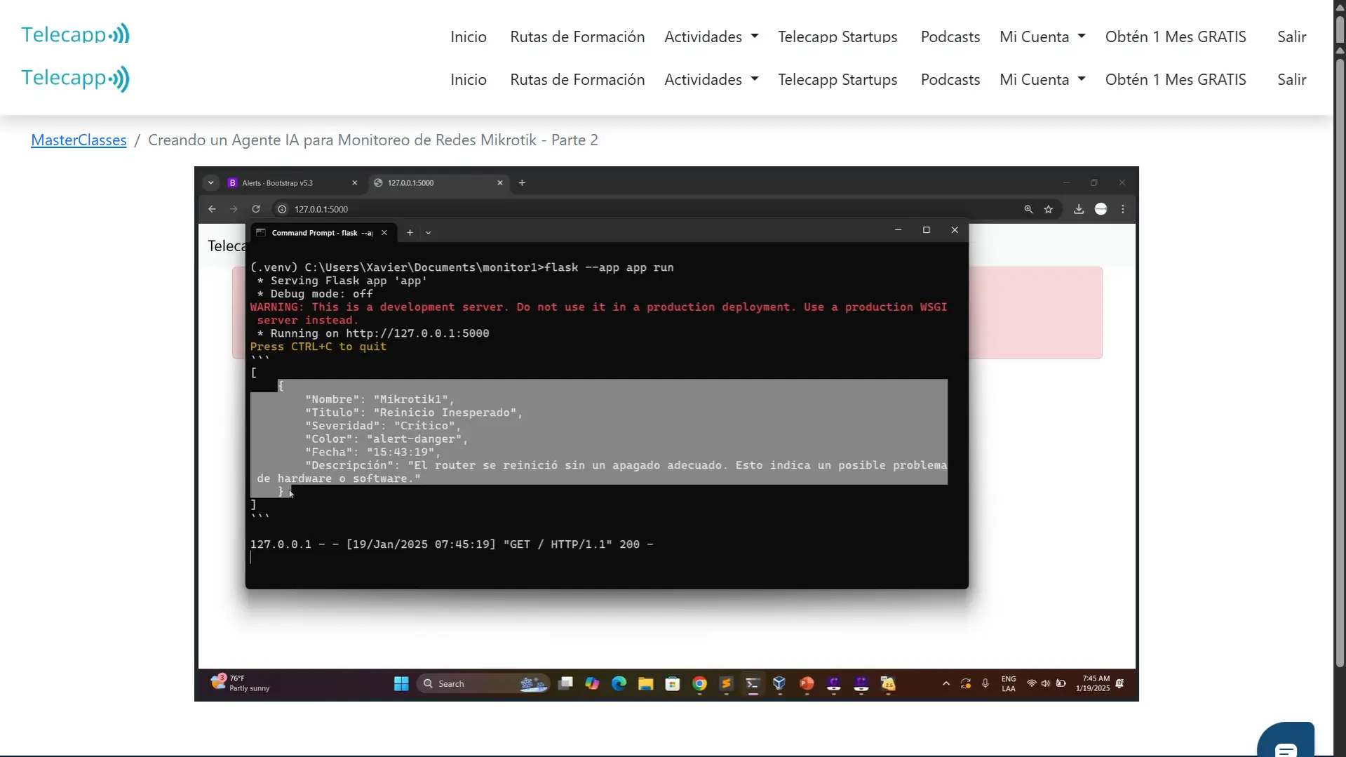 Software de Monitoreo Telecapp